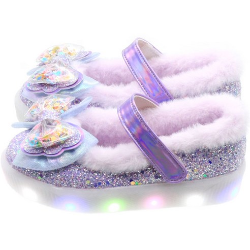 겨울왕국이 현실로! ✨ MF오로라 LED 털구두로 아이에게 특별한 선물을