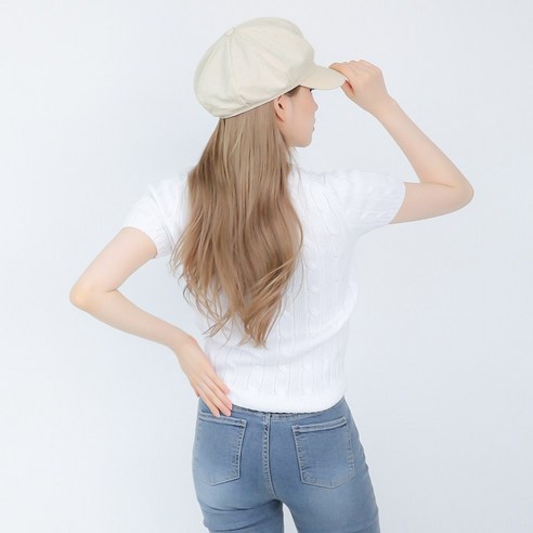 라핑 유라 린넨 헌팅캡은 여름에 착용하기 좋은 남녀공용 모자입니다.