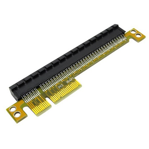 Retemporel PCI-E 4X - 16X 라이저 카드 PCI Express 컨버터 남성-여성 익스텐더 어댑터 지원 PCIe 8X, PCI-E 카드