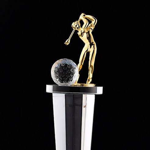 라운딩의 감동을 영원히, 특별한 크리스탈 트로피