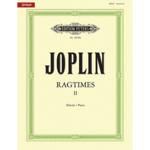 (영문도서) Ragtimes for Piano: 1907-1917 16 Ragtimes Paperback, Alfred Music, English, 9790014078065