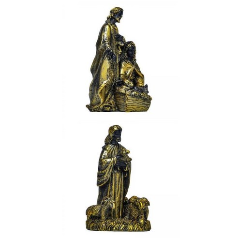 2 조각 수제 수지 동상 조셉 입상 선물 홈 데스크탑 장식, 스타일 8