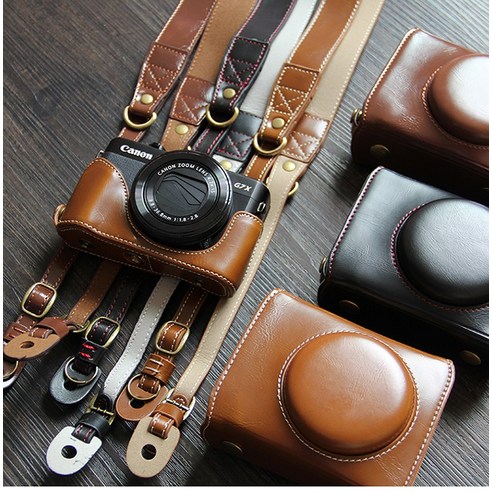 캐논 G7X Mark III 가죽 케이스: 보호와 스타일을 한 번에!