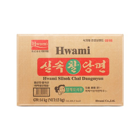   화미 실속 찰당면 14kg, 1개