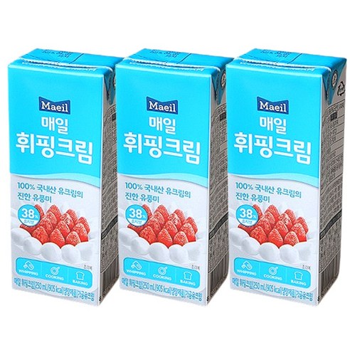 매일유업 동물성 생크림으로 완벽한 디저트 만들기 동물성생크림