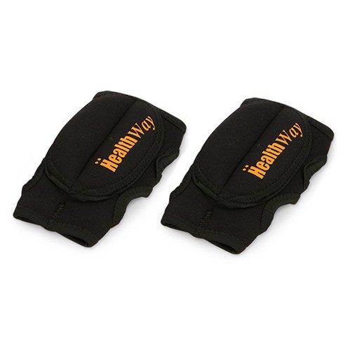 손목 발목 모래주머니 장갑아령 2개, 장갑아령 0.3kg×2개 - 블랙