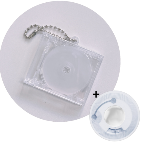 나만의 특별한 감성을 담다: 흐뭇마켓 미니 CD NFC 키링 아크릴 케이스 DIY 제작 가이드 nfc키링