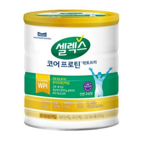(NEW) 셀렉스 코어프로틴 락토프리 570g, 1개