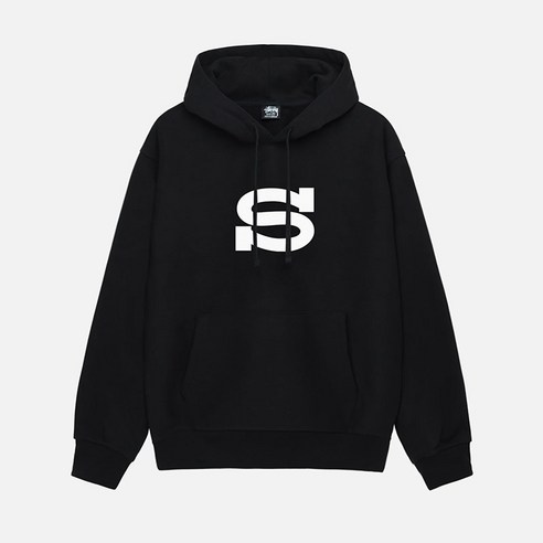 국내배송 스투시 레터맨 후드 블랙 Stussy Letterman Hoodie 4컬러