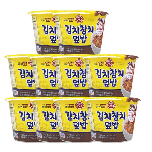 <올따옴> 오뚜기 컵밥 김치참치 덮밥 10입, 310g, 10개