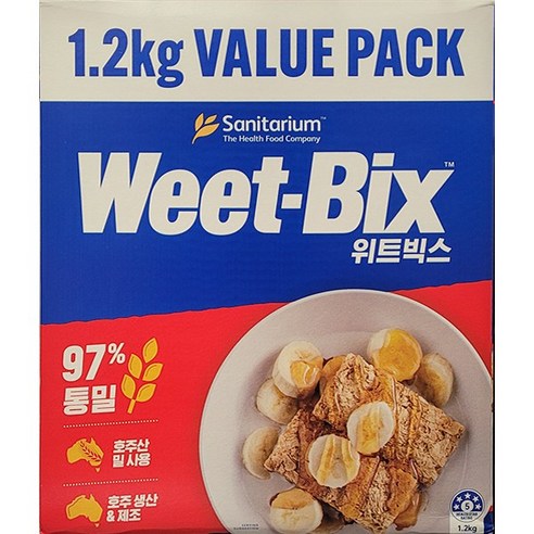 Weet-Bix 위트빅스 시리얼 1.2kg / 호주, 1개