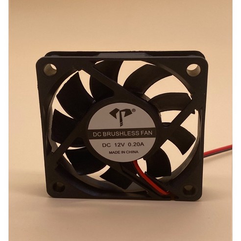 6015 DC12V 2선식 쿨링팬, 1개