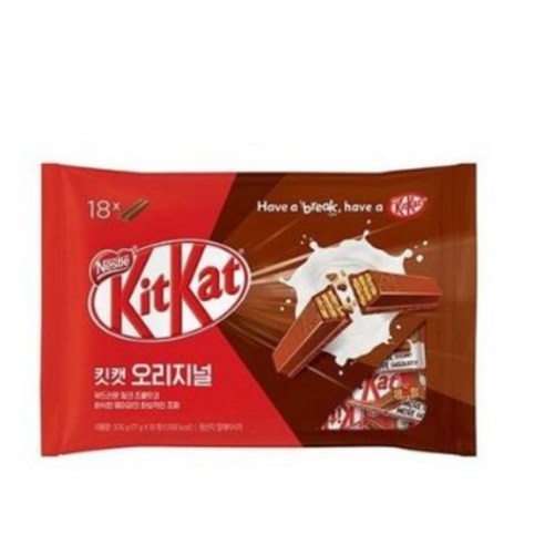 킷캣 KitKat 오리지널 318.6g(17.7gx18개입) 2개, 318.6g