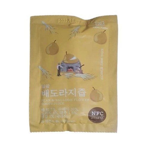 밀팜(1박스)(총30포) 배도라지즙 NFC 80ml