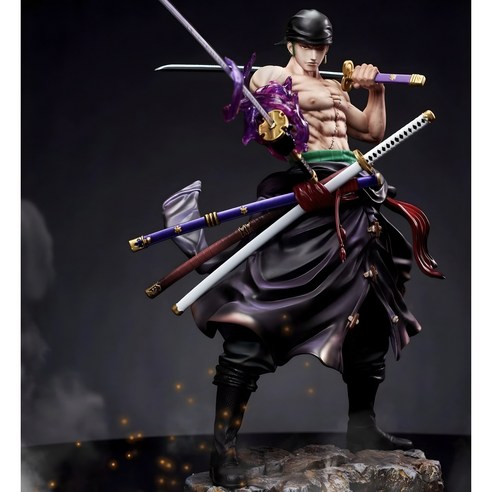 칠흑 같은 밤을 가르는 검, LovEly스토리 무장색 염마 조로 피규어 조립의 즐거움 속으로 조로피규어