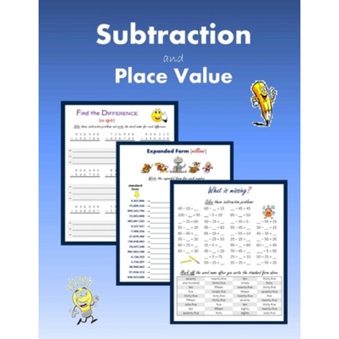 (영문도서) Subtraction & Place Value Paperback, Createspace Independent Pub..., English, 9781516993901