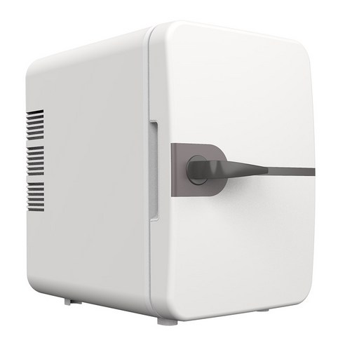 VKKN 6L 미니냉장고 화장품냉장고 뷰티 냉장고 냉장 신선도 유지 무음 에너지 절약 차량용 냉장고 자동차 겸용, B, 흰색