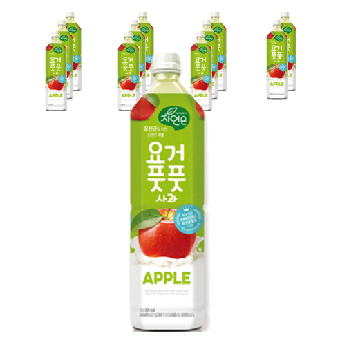 웅진식품요거 펫풋풋사과, 1.5L, 12개