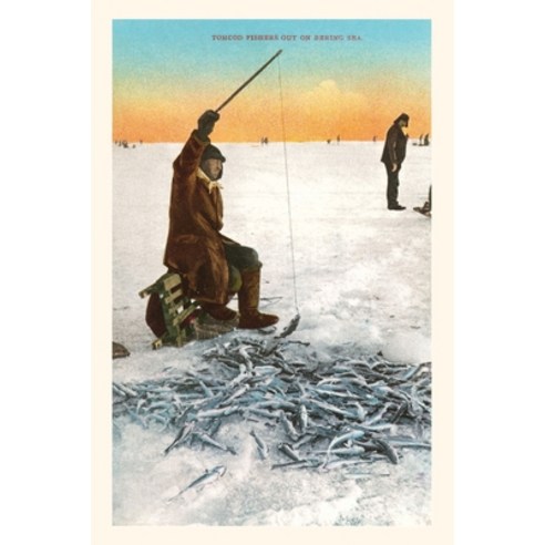 (영문도서) Vintage Journal Ice Fishing on Bering Sea Paperback, Found Image Press, English, 9781669524854