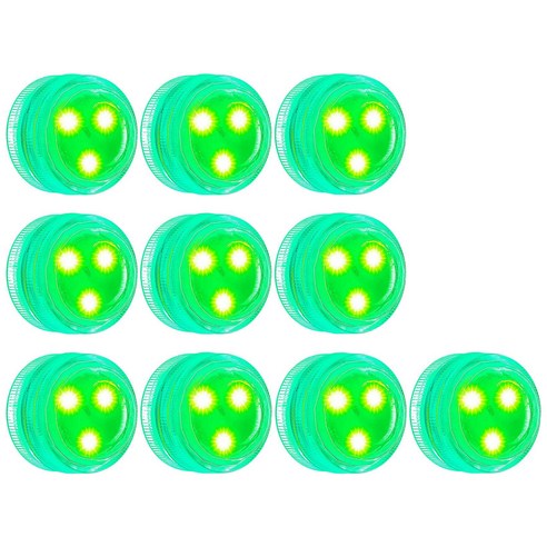 Xzante 10개 LED 스케이트 보드 조명 언더글로우 롱보드조명 크리스마스 선물 녹색에 대 한 방수, 녹색