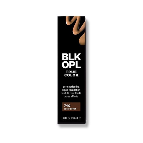 블랙오팔 트루 컬러 포어 퍼펙팅 리퀴드 파운데이션 30ml, 740 Ebony Brown, 1개