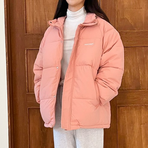 쏘옷 여성용 바니 웰론 후드 숏 패딩