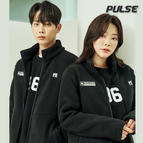 펄스 남자 후리스 집업 자켓 플리스 점퍼 커플 자켓
