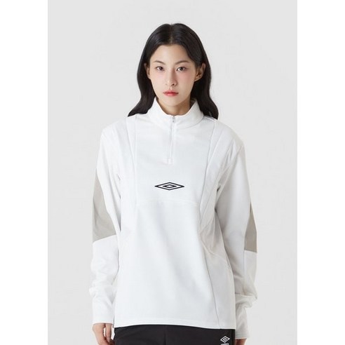 엄브로 [엄브로] 남녀공용 WARM+ 패딩 믹스 풋볼 기모 하프 집업 UP421SFSO2SCW 270522