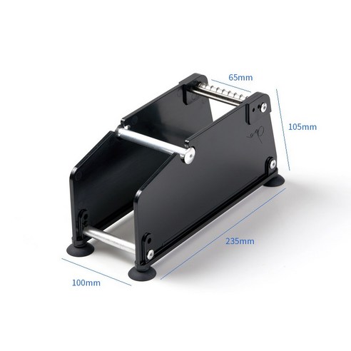 수동 라벨 디스펜서 라벨분리기 최대폭63mm 롤라벨스티커 장착
