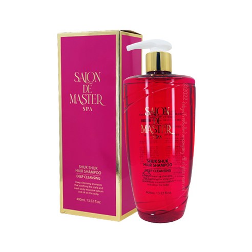[살롱드마스터] [단품][SALON DE MASTER] 살롱 드 마스터 쓕쓕 헤어 딥클렌, 400ml, 1개 - 샴푸 | 쿠팡