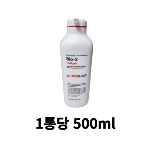 닥터포헤어 폴리젠 바이오3 탈모완화 샴푸 프레시 허브향, 500ml, 5개