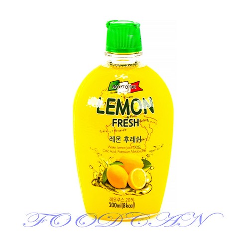 퍼시픽초이스 레몬쥬스 레몬 후레쉬 200ml, 1개 solimon