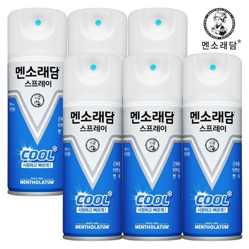 멘소래담 쿨 스프레이파스 에스 180ml, 24개, 1개입