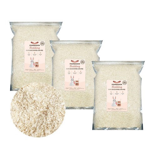 포시즌 소프트 아스펜 베딩, 3개, 400g