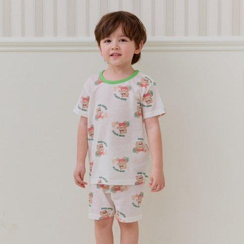 땀 많은 아이에게 쾌적한 여름을 선물하는 아이숲 모달메쉬 실내복