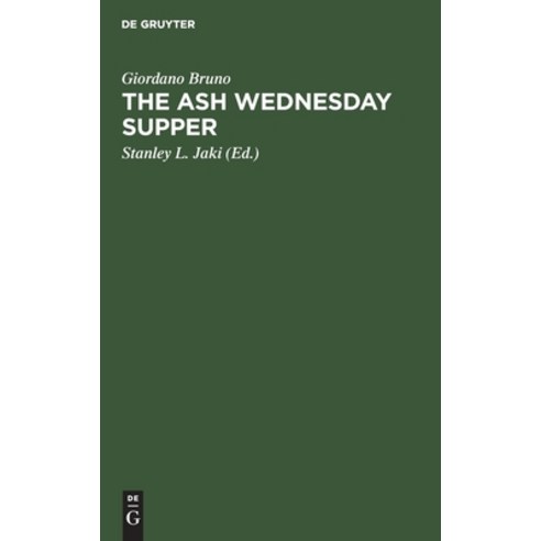 The Ash Wednesday Supper Hardcover, Walter de Gruyter, English, 9783112414958
