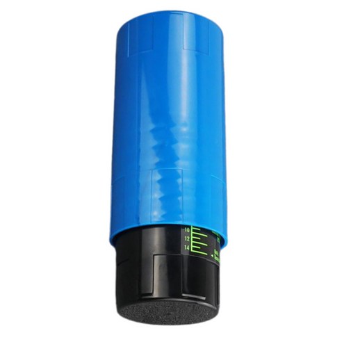 내구성있는 테니스 볼 세이버 20x8.5cm 소형 공 컨테이너 홀더 3 공 가압기 보관 용 볼 바운스 능력 유지, 플라스틱 섬유, 블루