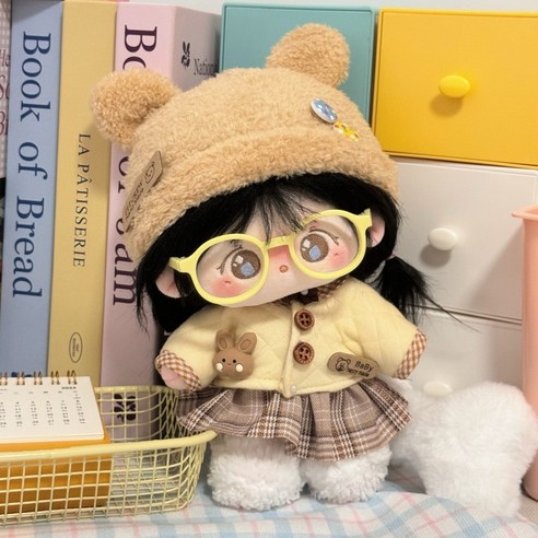 모카돌 20cm 솜인형옷 개구쟁이 의상들, 1개, 버터베어 의상 4종