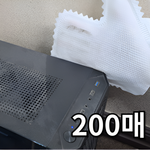 디딕 일회용 부직포 청소장갑 100장, 흰색, 200개