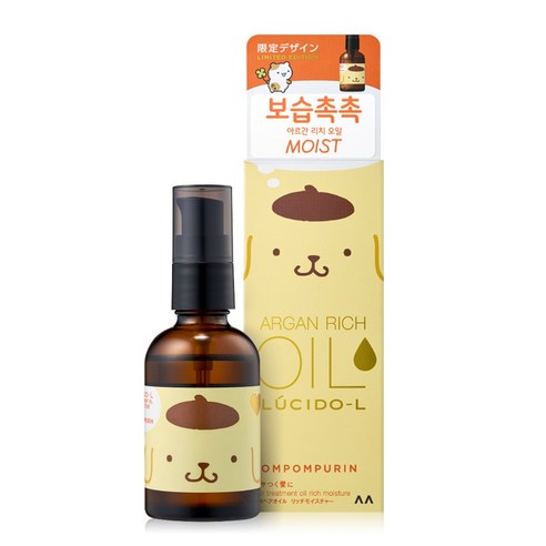 루시도엘 아르간 헤어 트리트먼트 리치 오일 (폼폼푸린 에디션), 1개, 60ml