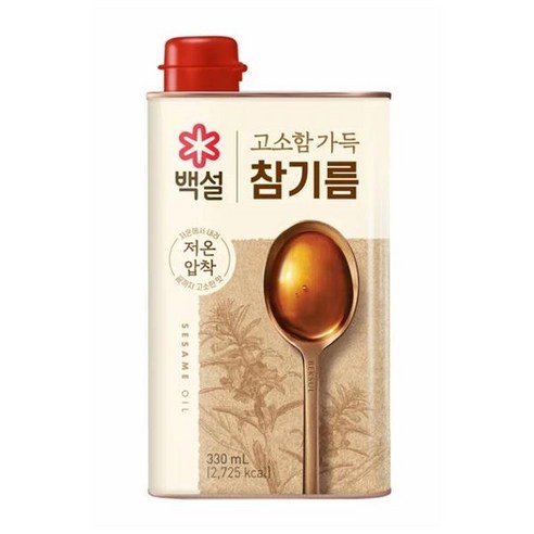 백설 고소함 가득 참기름, 400ml, 36개 참기름추천 Best Top5