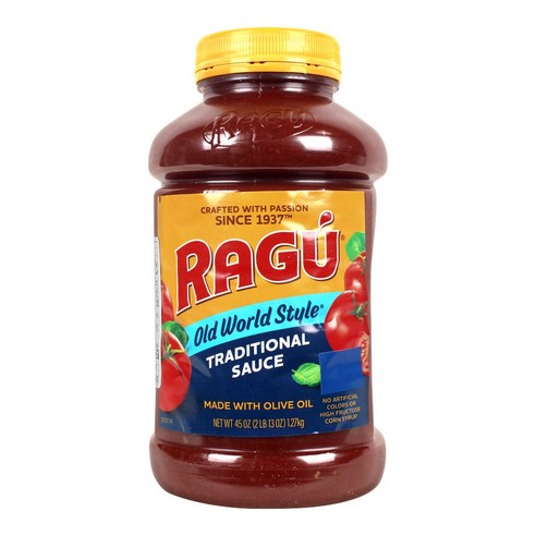 RAGU 토마토소스, 1개, 1.27kg