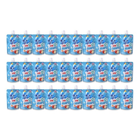 새콤달콤 캐치티니핑 퐁당 사과맛 샤샤핑 음료수 100ml, 30개