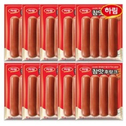 하림 참맛 후랑크, 80g, 50개