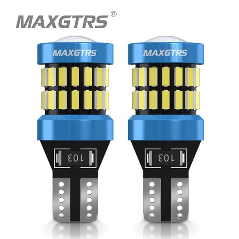 2x T15 W16W 921 912 LED 4014 3030 6000K 백색 적색 노란색 LED 백업 자동차 후진 전구 백업 Canbus 방향 지시등 차량 후진 시그널 램프 자동, 3)YELLOW