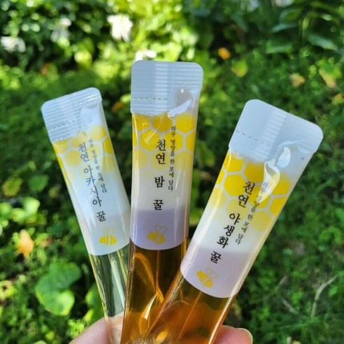 국산 천연 꿀 허니 스틱 아카시아 밤 야생화 15포, 1개, 15회분, 밤꿀