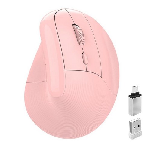 Quntee Bluetooth Wireless Vertical Mouse USB C Rec