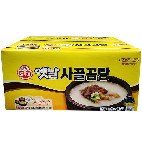 오뚜기옛날 사골곰탕 국물, 350g, 10개