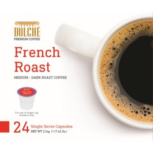집에서 풍부한 아메리카노를 편리하게 즐기는 DOLCHE 프렌치 로스트 캡슐 커피