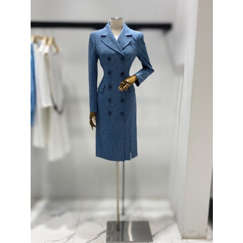 모조에스핀 옆트임 더블버튼 원피스 S231XSE002(1993909)